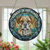 Boxer Memorial Stained Glass Effect Suncatcher